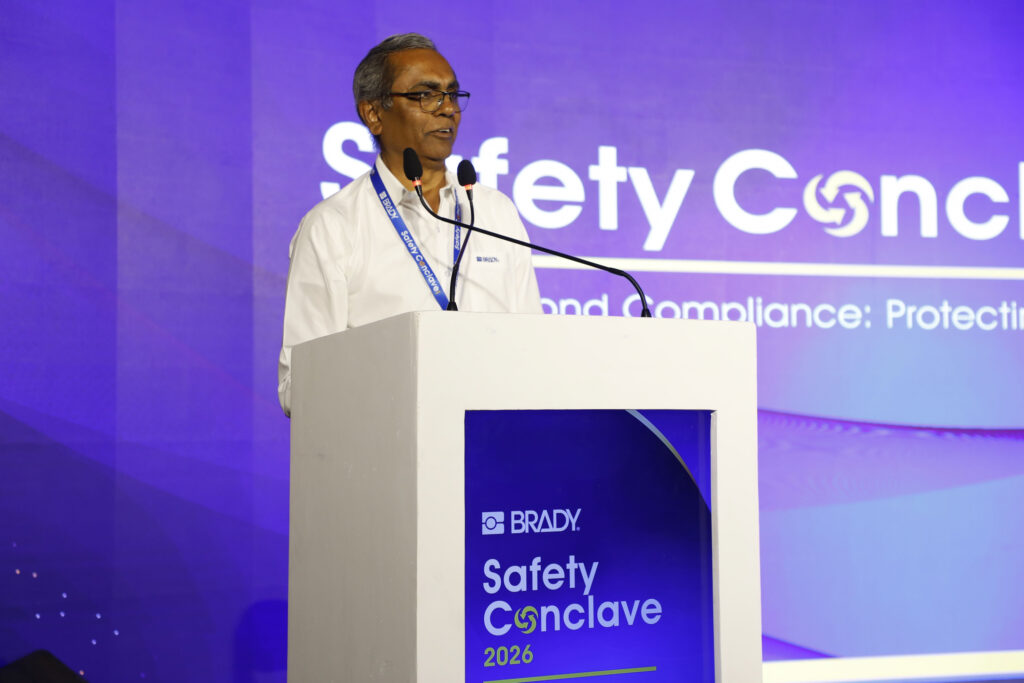 Industry leaders discussing workplace wellbeing and AI safety integration at the Brady Safety Conclave 2026