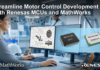 MathWorks Renesas Hardware Support Packages Launched A close-up view of the Renesas RH850 automotive microcontroller chip used for advanced electronic control units.